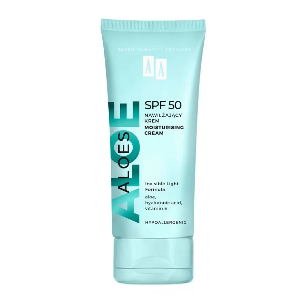 AA Aloes nawilżający krem SPF50 40ml