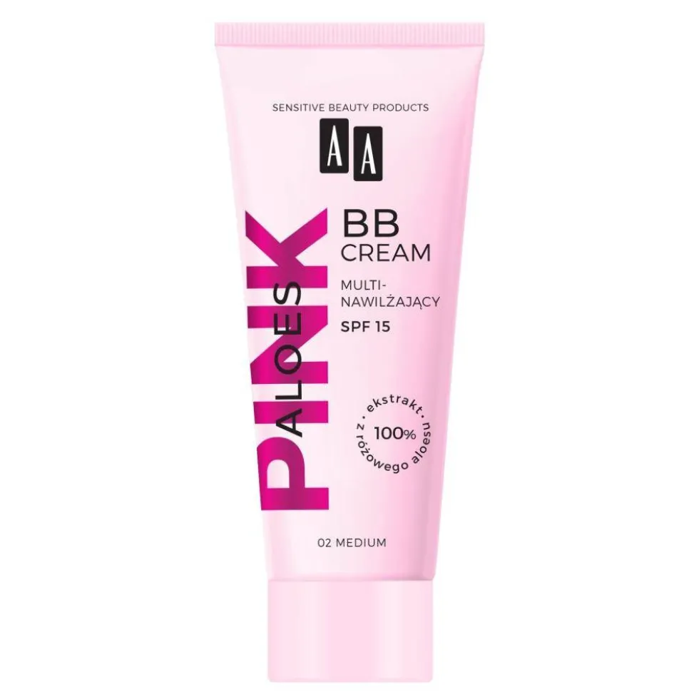 AA Aloes Pink multinawilżający krem BB 02 Medium 30ml
