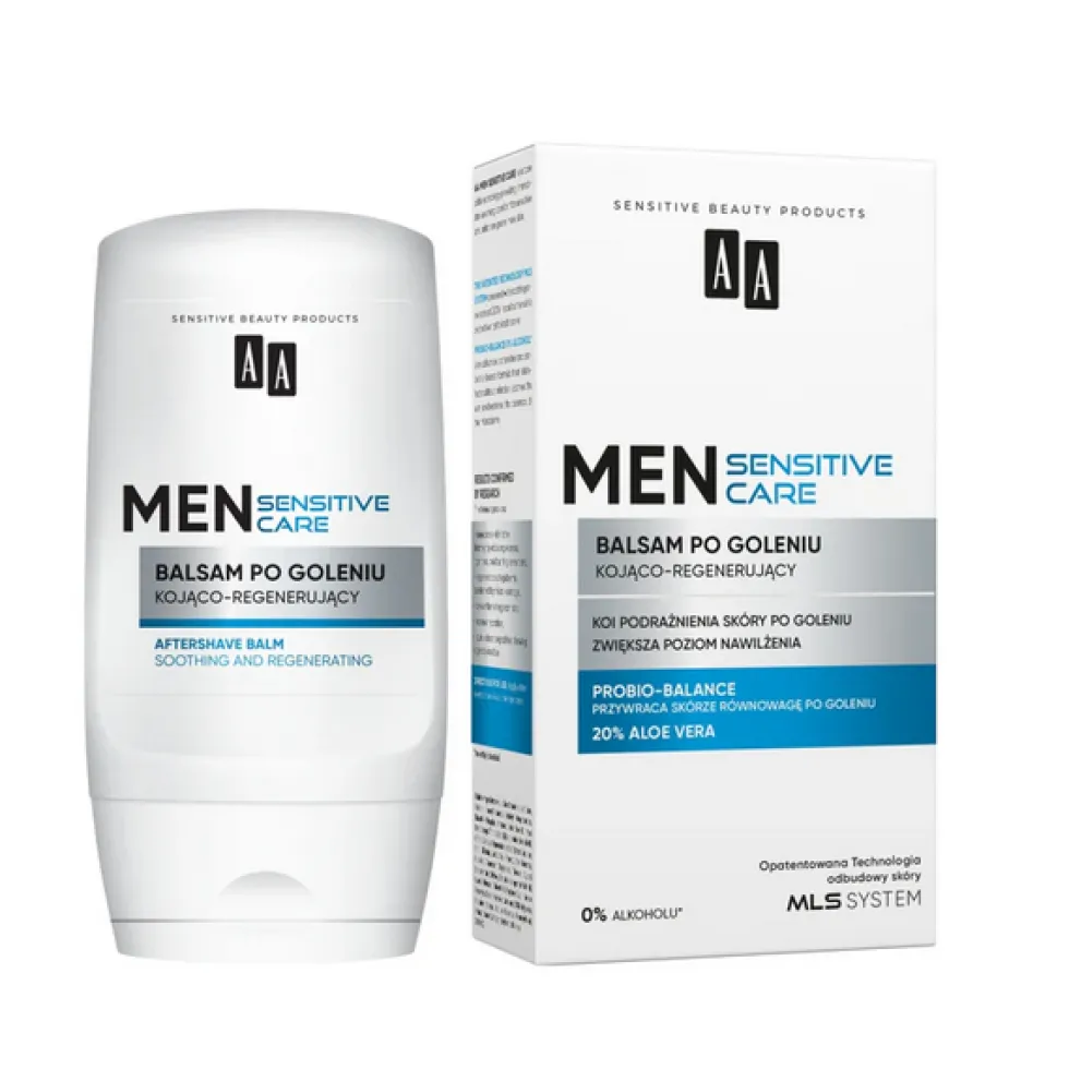 AA Men Sensitive balsam po goleniu kojąco-regenerujący 100ml