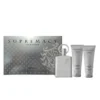 Afnan Supremacy Silver zestaw woda perfumowana spray 100ml + żel pod prysznic 100ml + balsam po goleniu 100ml