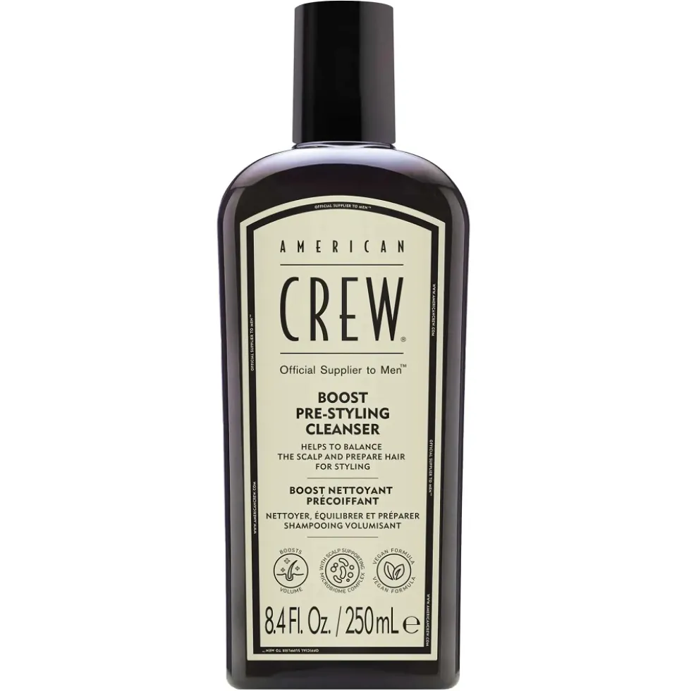 American Crew Boost Pre-Styling Cleanser szampon zwiększający objętość do włosów cienkich 250ml