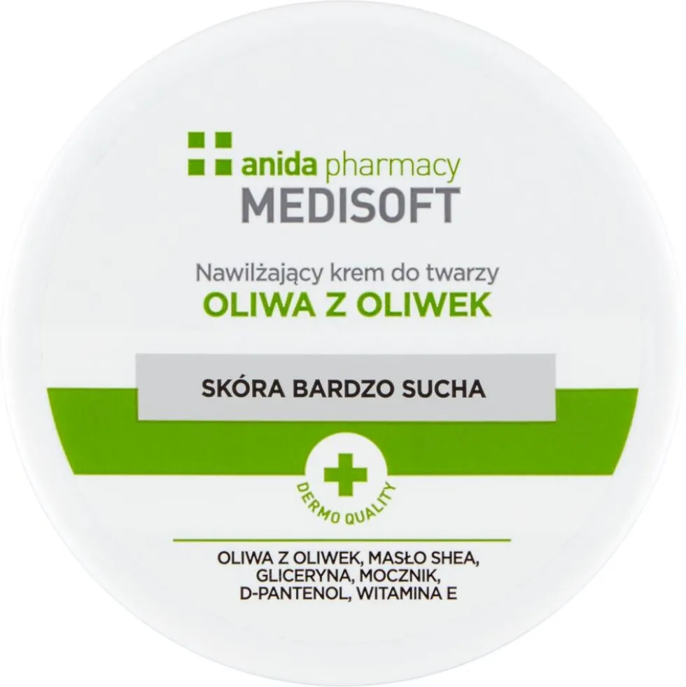 Anida Medisoft nawilżający krem do twarzy oliwa z oliwek 100ml
