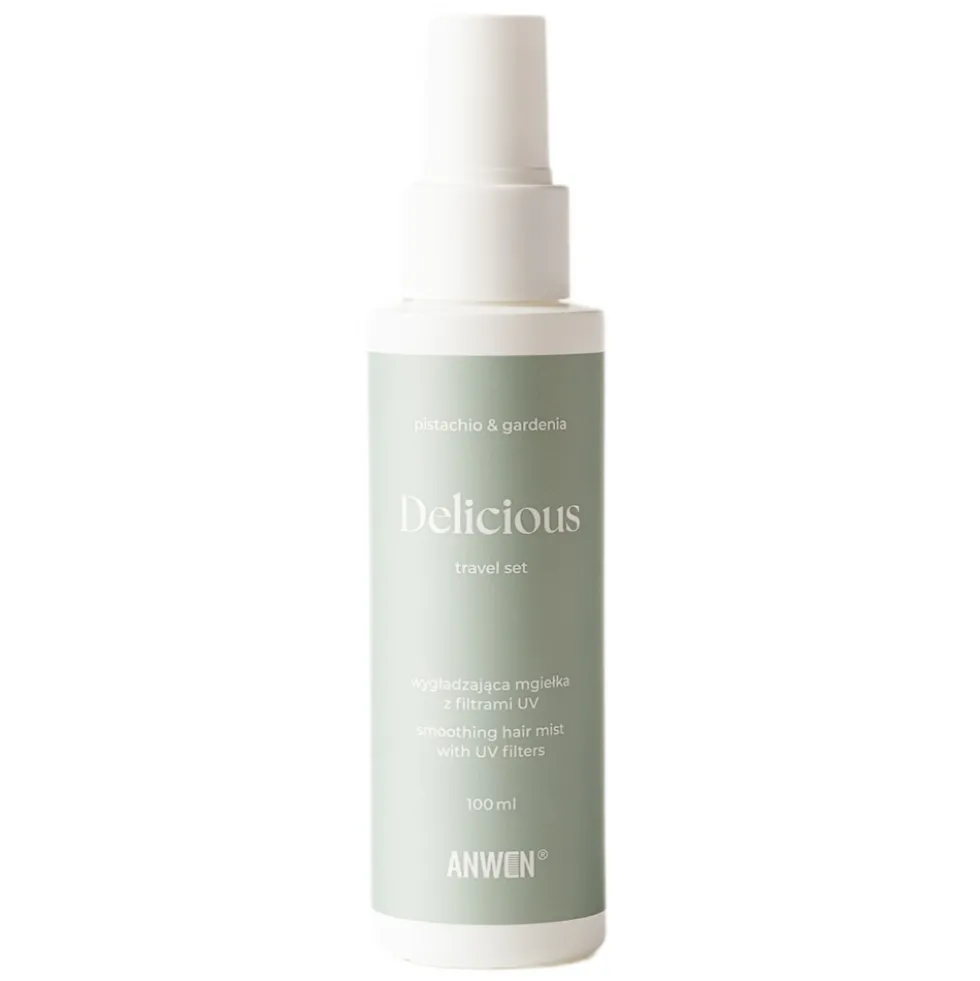Anwen Delicious Travel Set wygładzająca mgiełka z filtrami UV 100ml
