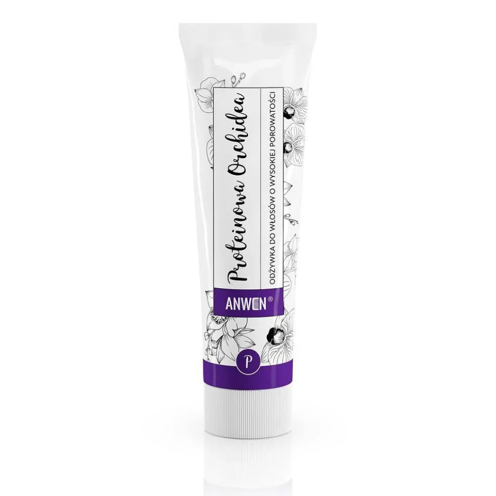 Anwen Odżywka do włosów o wysokiej porowatości Proteinowa Orchidea 100ml