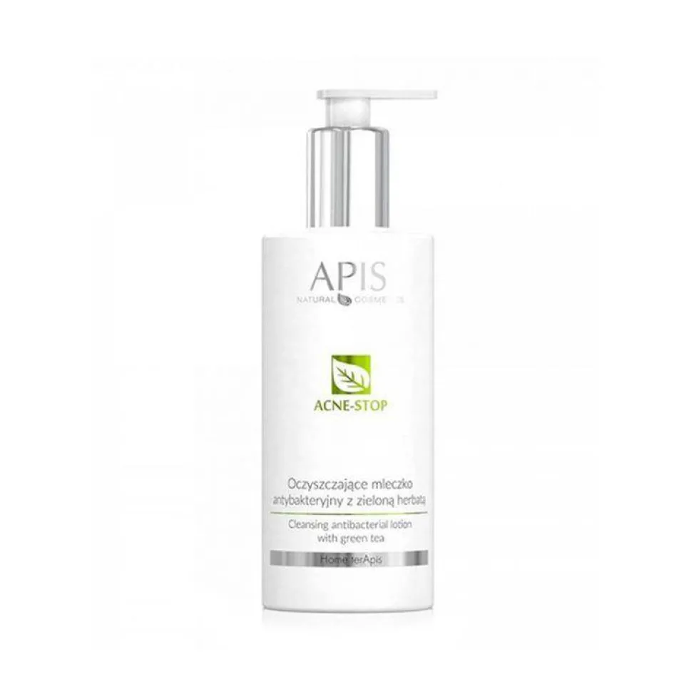 APIS Acne-Stop oczyszczające mleczko antybakteryjne z zieloną herbatą 300ml
