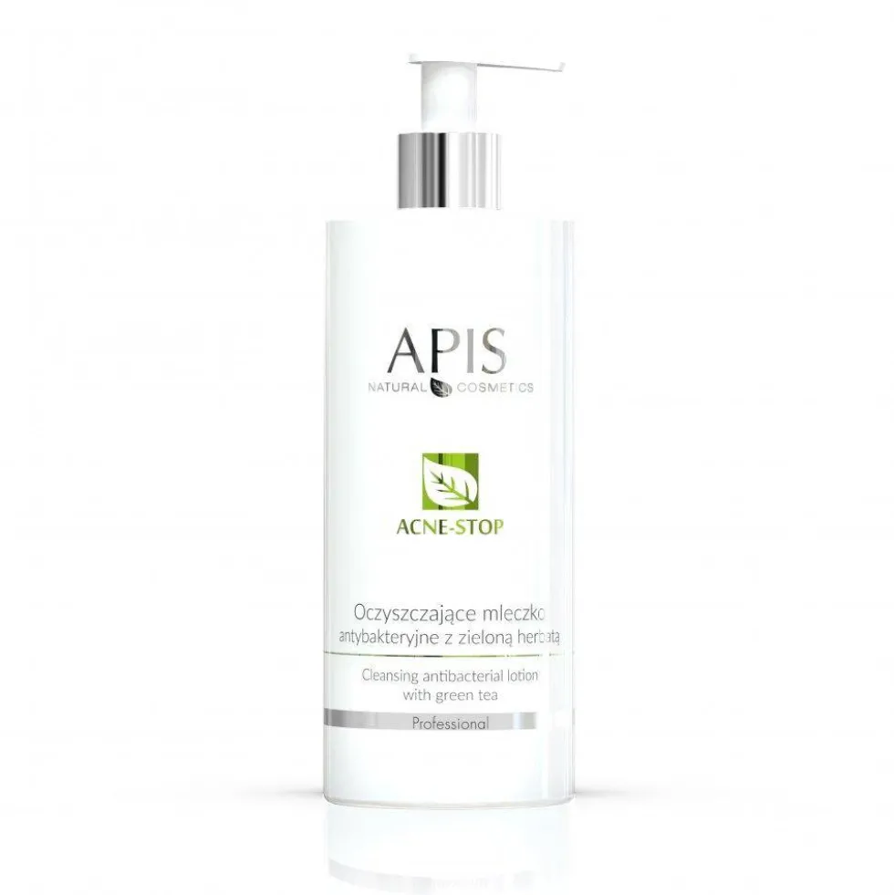 APIS Acne-Stop oczyszczające mleczko antybakteryjne z zieloną herbatą 500ml