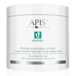 APIS Api-Podo peeling oczyszczający do stóp z solą z Morza Martwego i lawą wulkaniczną 700g