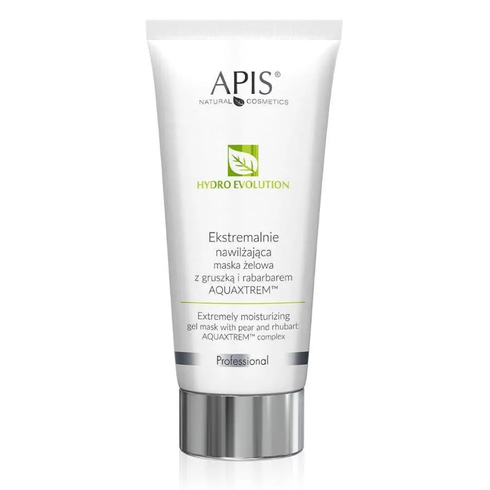APIS Hydro Evolution ekstremalnie nawilżająca maska żelowa z gruszką i rabarbarem AQUAXTREM™ 200ml