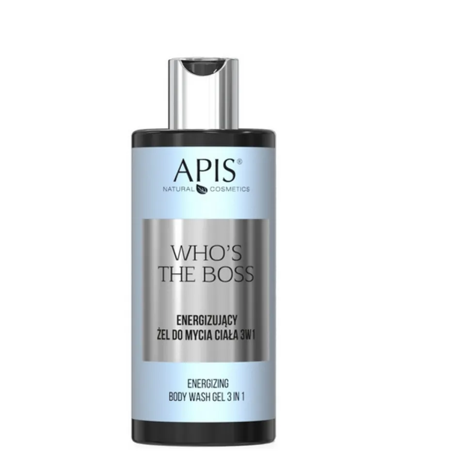 APIS Who's the Boss energizujący żel do mycia ciała 3w1 300ml