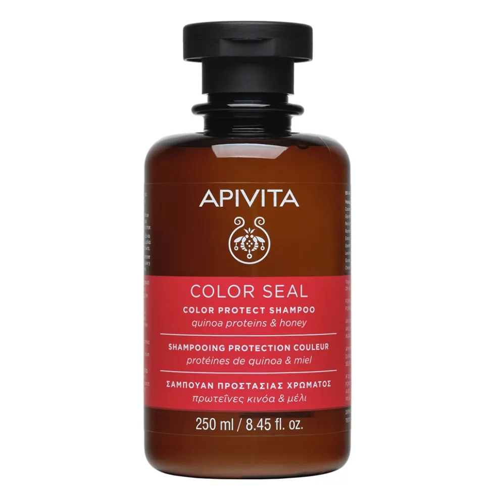 Apivita Color Protect Shampoo szampon chroniący kolor z proteinami quinoa i miodem 250ml