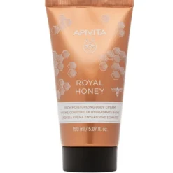 Apivita Royal Honey Rich Moisturizing Body Cream nawilżający krem do ciała o bogatej konsystencji z miodem tymiankowym 150ml
