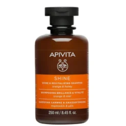 Apivita Shine & Revitalizing Shampoo szampon rewitalizujący z pomarańczą i miodem 250ml