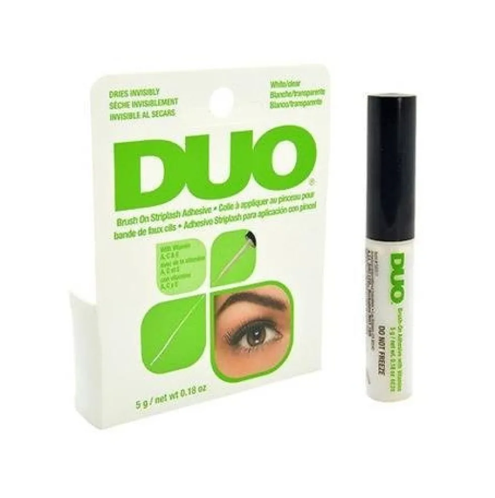 Ardell Duo Brush On Striplash Adhesive klej do rzęs z pędzelkiem Clear 5g
