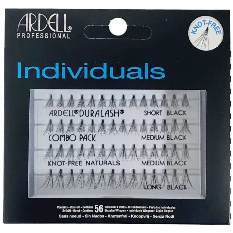 Ardell Individual Combo Pack zestaw 56 kępek rzęs Short Black
