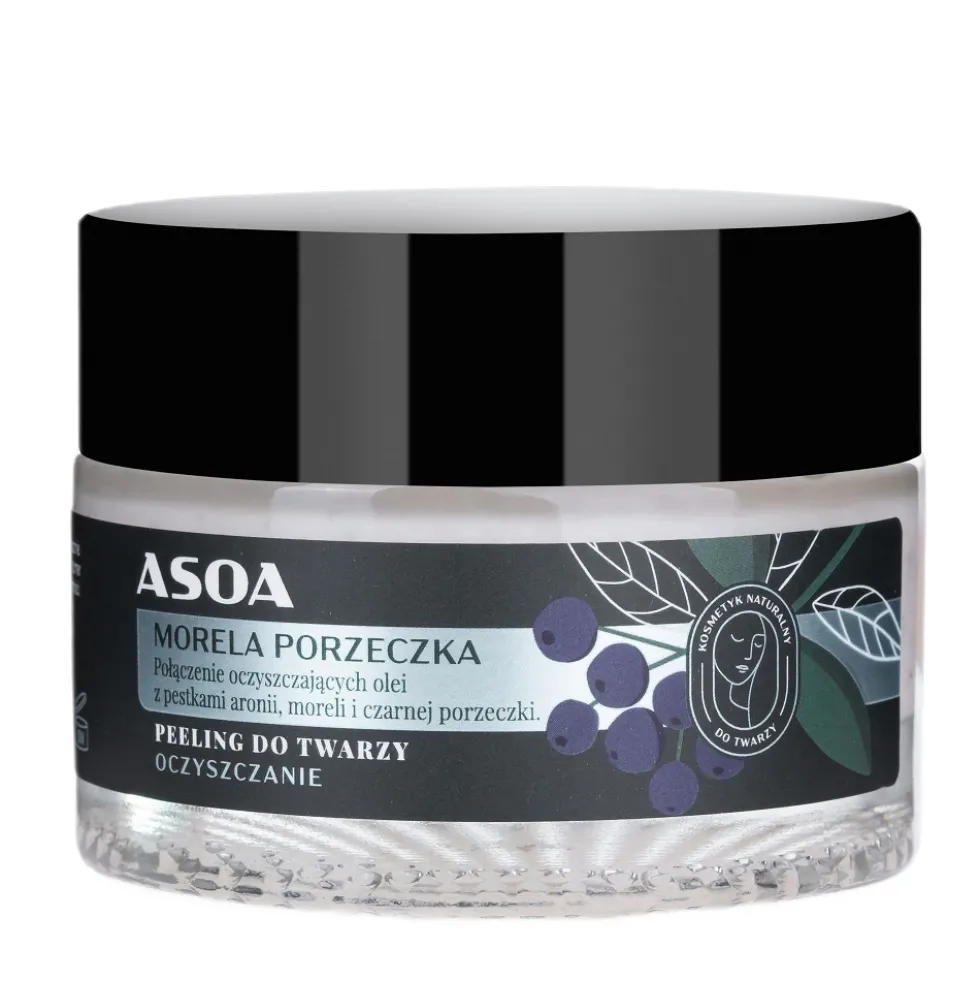 Asoa Peeling do twarzy Morela-Porzeczka 50ml