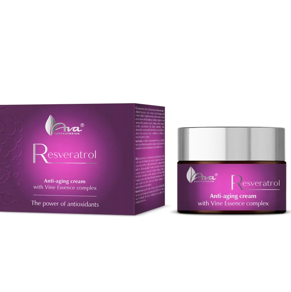 Ava Laboratorium Resveratrol opóźniający proces starzenia krem z kompleksem Vine Essence 50ml
