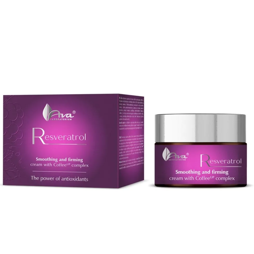Ava Laboratorium Resveratrol wygładzający i ujędrniający krem z kompleksem Coffee Up 50ml