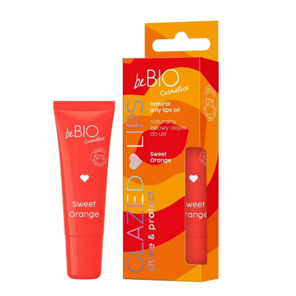 BeBio Ewa Chodakowska Glazed Lips naturalny żelowy olejek do ust Sweet Orange 10ml