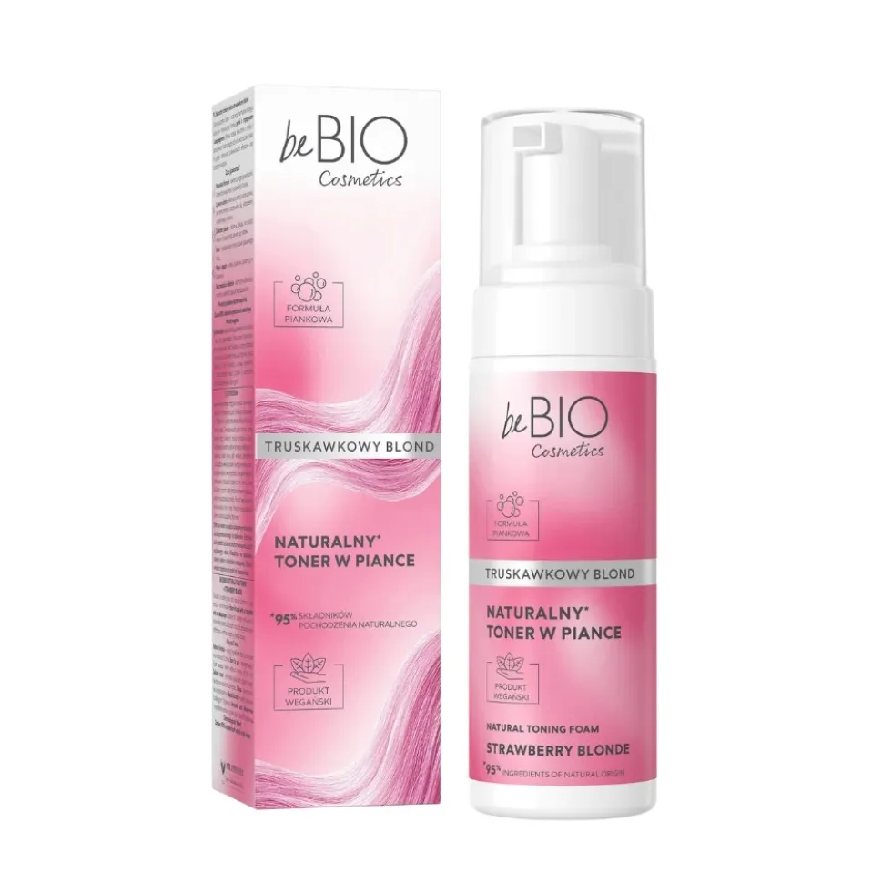 BeBio Ewa Chodakowska Naturalny toner w piance Truskawkowy Blond 120ml