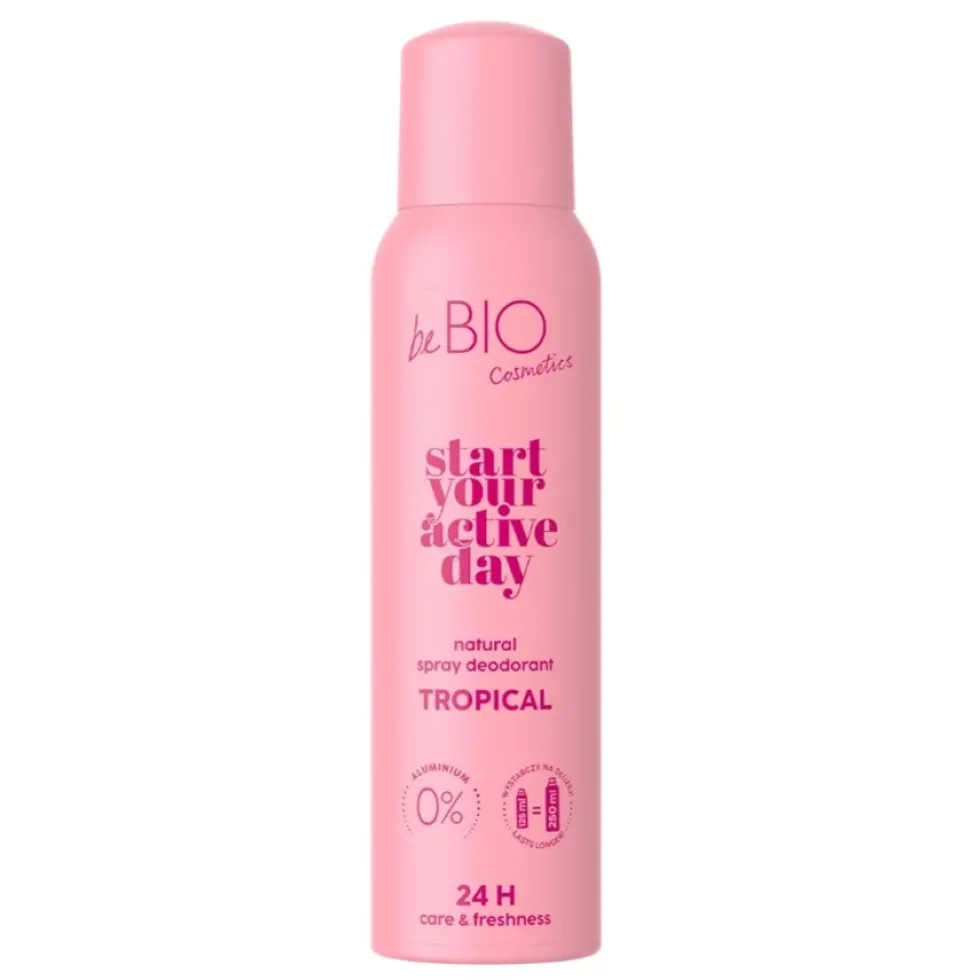 BeBio Ewa Chodakowska Start Your Active Day naturalny dezodorant w sprayu Tropical 125ml
