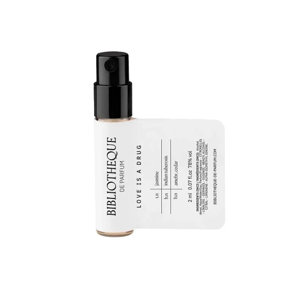 Bibliotheque de Parfum Love is a Drug woda perfumowana spray próbka 2ml