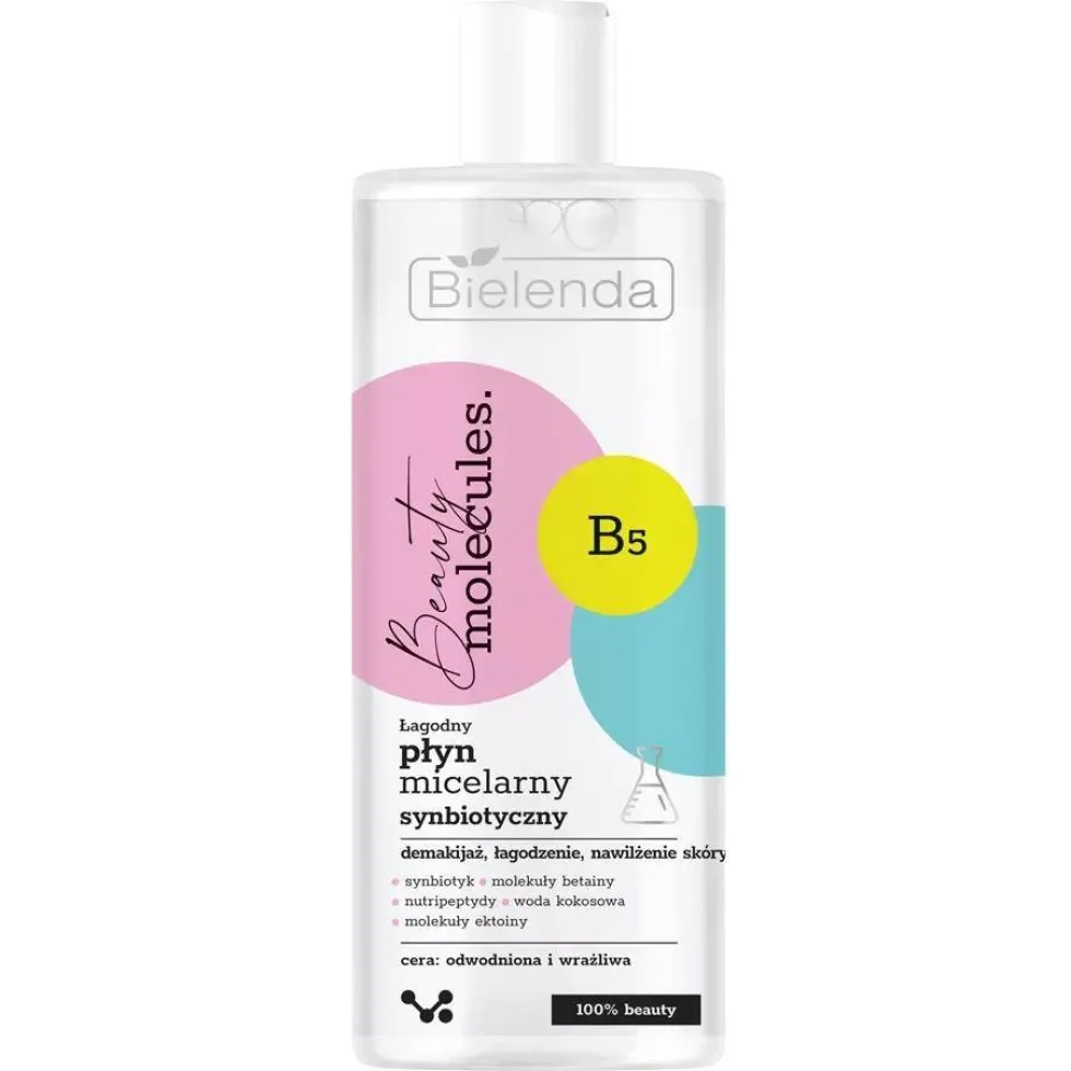 Bielenda Beauty Molecules łagodny synbiotyczny płyn micelarny 500ml