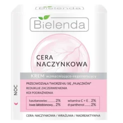 Bielenda Cera Naczynkowa krem wzmacniająco-regenerujący na noc 50ml