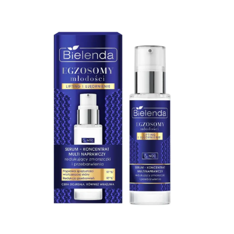 Bielenda Egzosomy Młodości serum-koncentrat multi naprawczy na noc 30ml