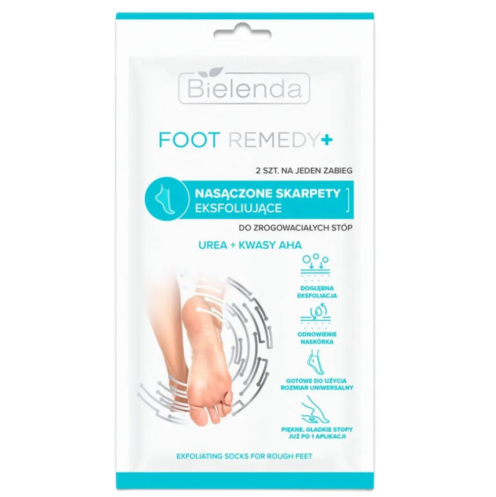 Bielenda Foot Remedy nasączone skarpety eksfoliujące do zrogowaciałych stóp