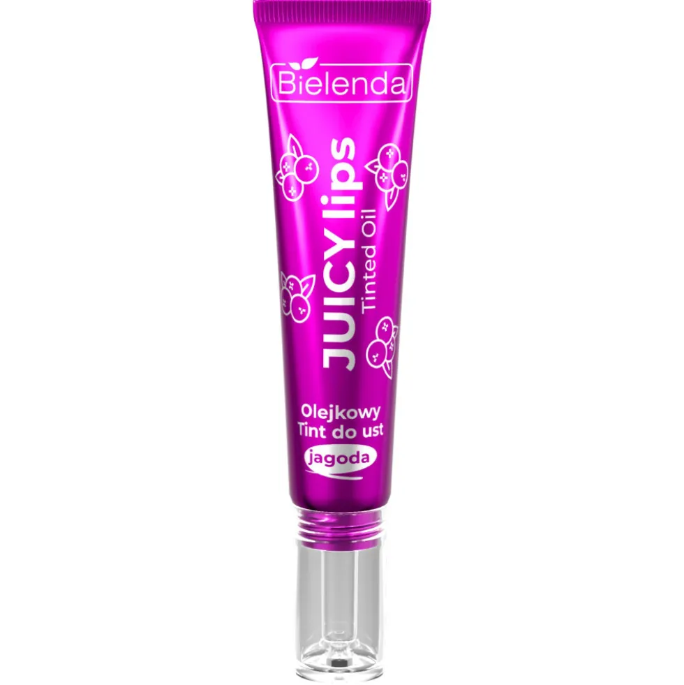 Bielenda Juicy Lips Tinted Oil olejkowy tint do ust Blueberry 10g
