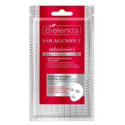 Bielenda Kolagenowy Stymulator Młodości endoliftingująco-rewitalizująca maska przeciwzmarszczkowa w płacie 15ml