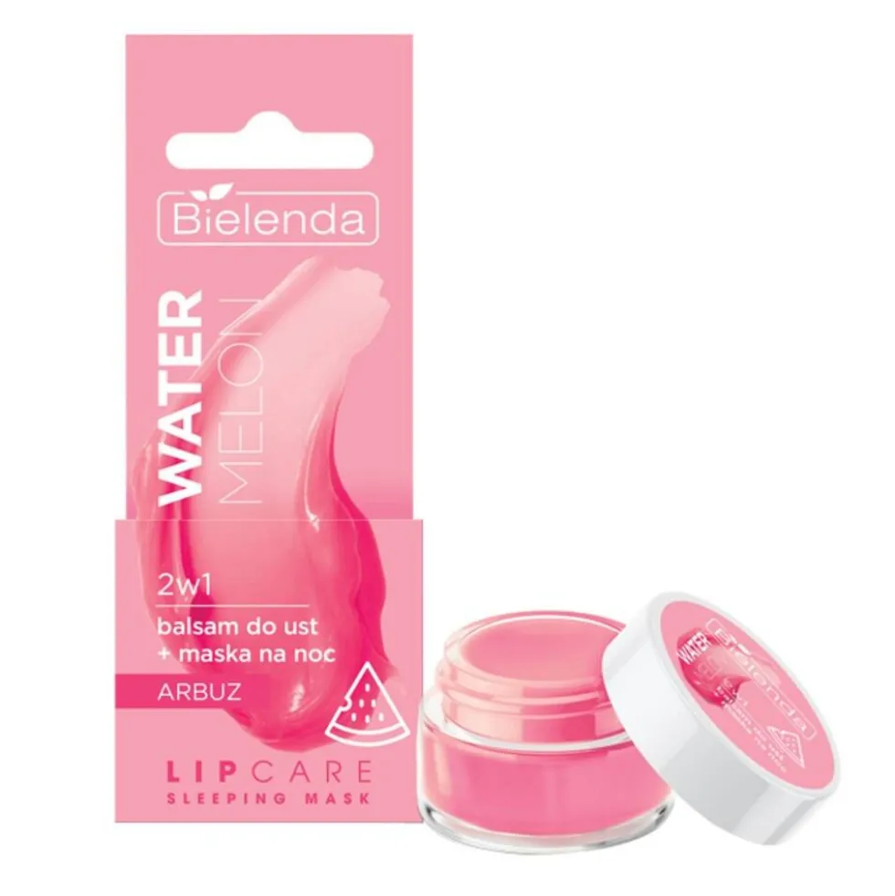 Bielenda Lip Care Sleeping Mask 2w1 balsam do ust + maska na noc Watermelon 10g