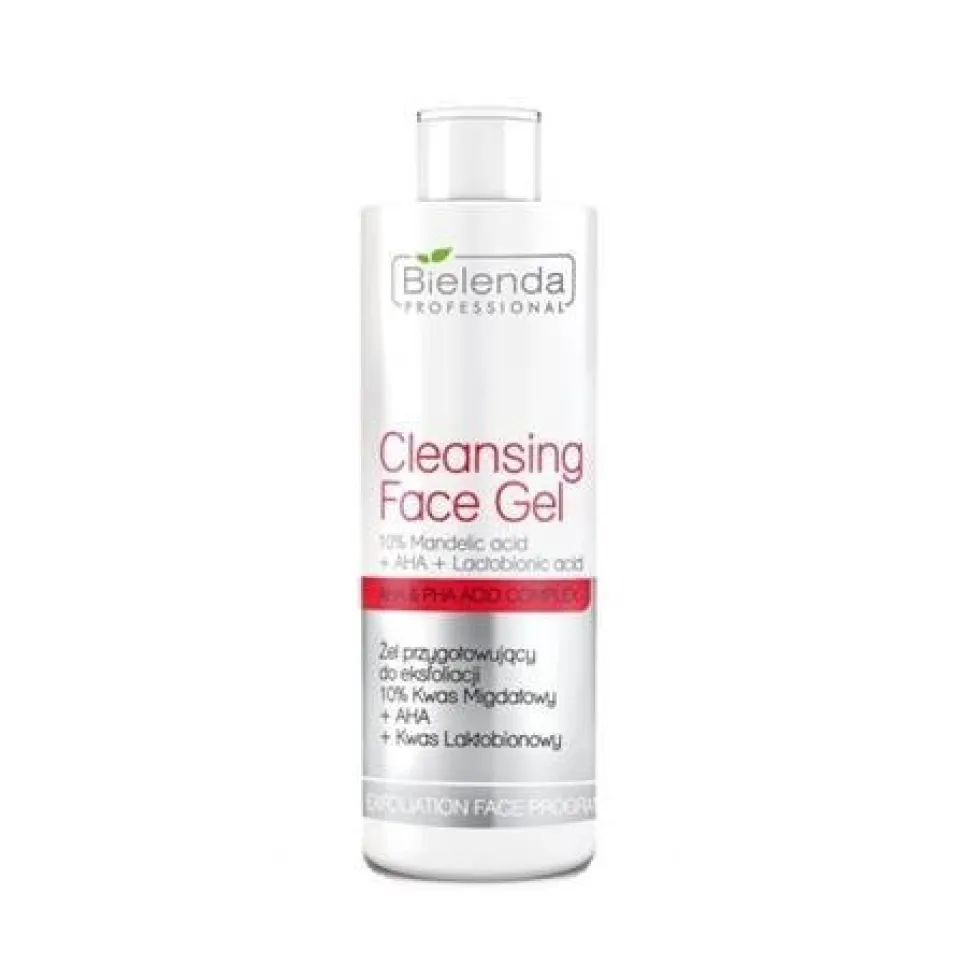 Bielenda Professional Cleansing Face Gel żel przygotowujący do eksfoliacji 10% kwas migdałowy + AHA + kwas laktobionowy 200g