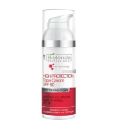 Bielenda Professional Post Treatment Care krem do twarzy SPF50+ & PA++ wysoka ochrona 50ml