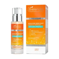Bielenda Professional SupremeLab Energy Boost emulsyjne serum-shot odżywczo-witalizujące 15% podwójnej witaminy C 30ml
