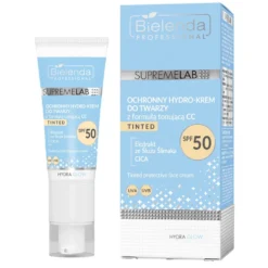 Bielenda Professional SupremeLab Hydra Glow ochronny hydro-krem do twarzy z formułą tonującą CC SPF50 40ml