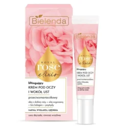 Bielenda Royal Rose Elixir przeciwzmarszczkowy krem liftingujący pod oczy i wokół ust 15ml