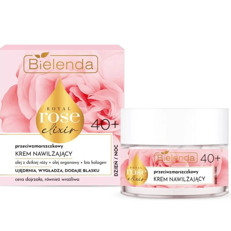 Bielenda Royal Rose Elixir przeciwzmarszczkowy krem nawilżający 40+ 50ml