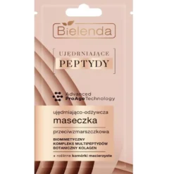 Bielenda Ujędrniające Peptydy ujędrniająco-odżywcza maseczka przeciwzmarszczkowa 8g