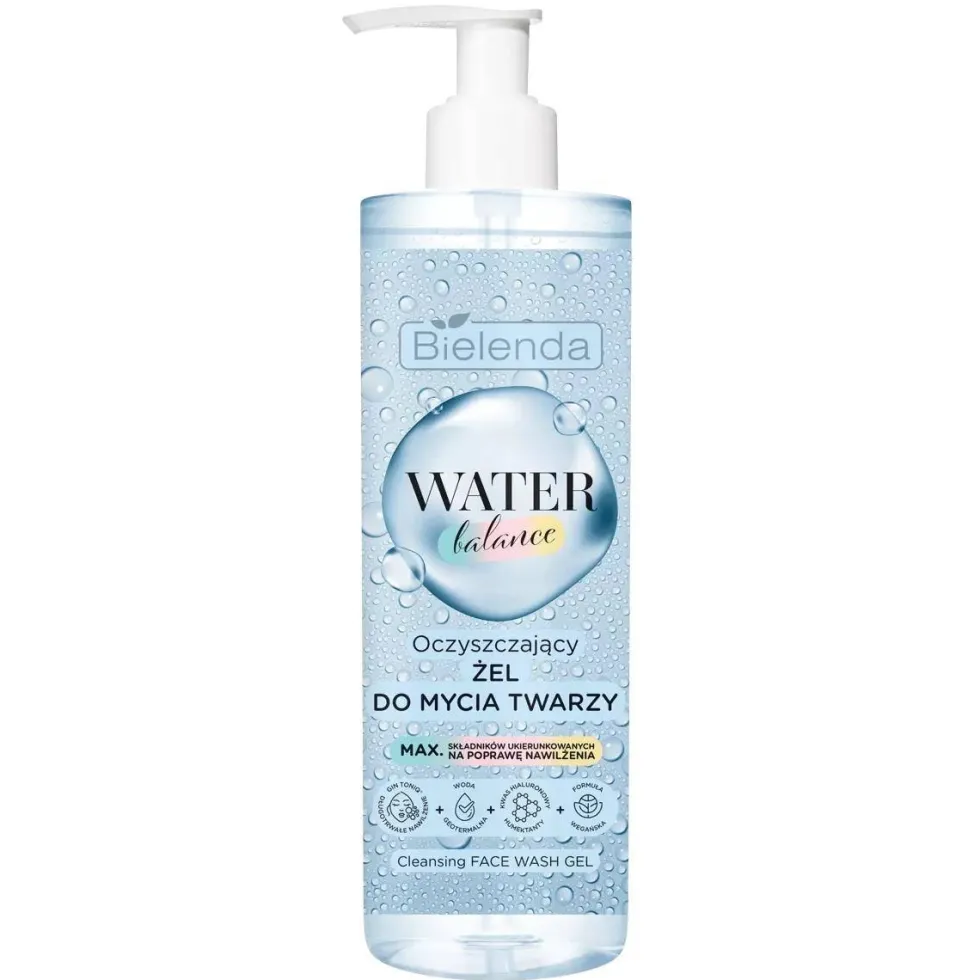 Bielenda Water Balance oczyszczający żel do mycia twarzy 195g
