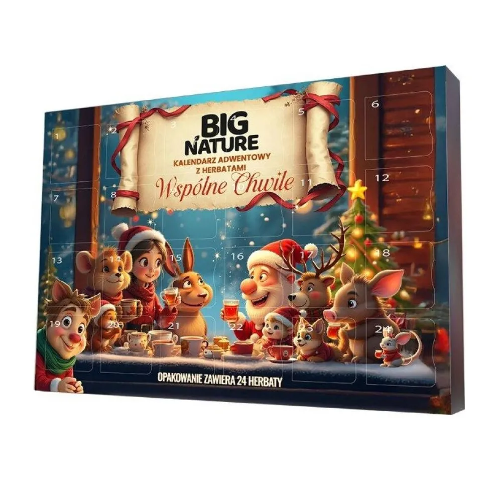 Big Nature Wspólne Chwile kalendarz adwentowy z herbatami 24szt