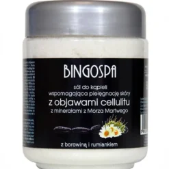 BingoSpa Antycellulitowa sól do kąpieli z minerałami z Morza Martwego i borowiną 550g