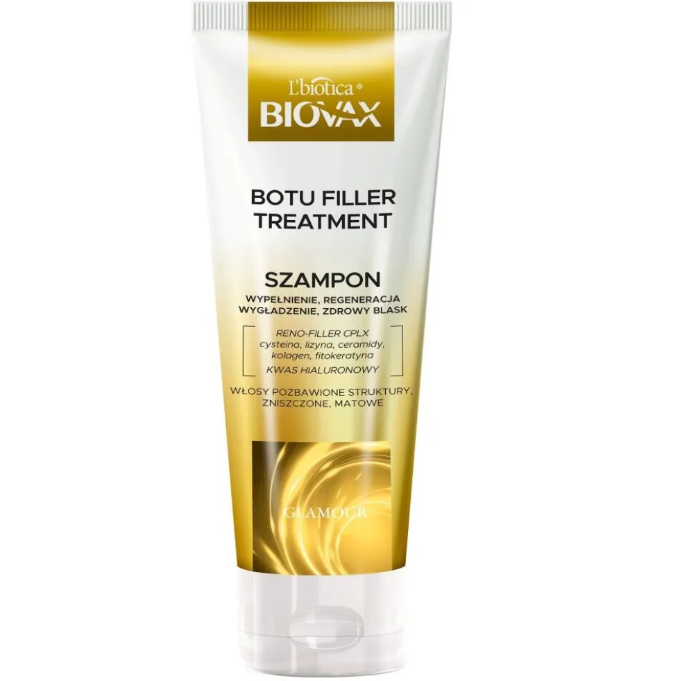 BIOVAX Glamour Botu Filler Treatment szampon wypełniająco-wygładzający 200ml