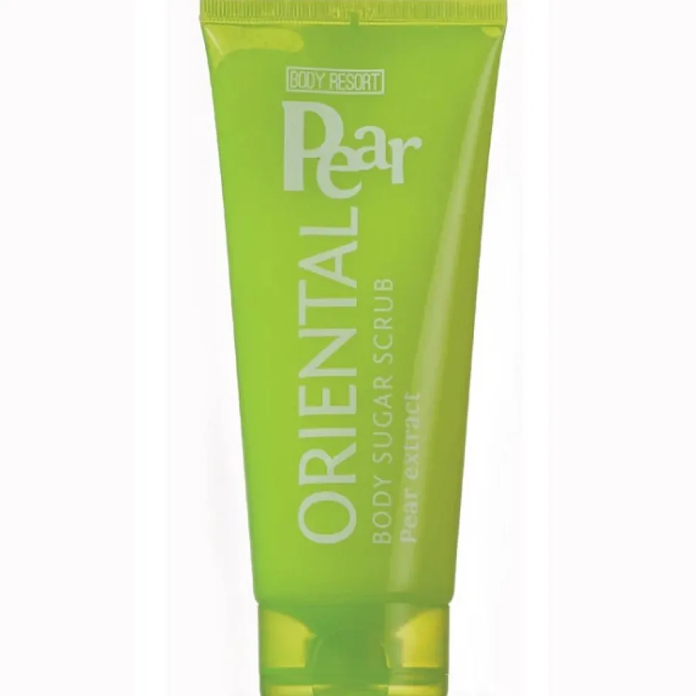 Body Resort Lime cukrowy peeling do ciała z ekstraktem z gruszki 250g