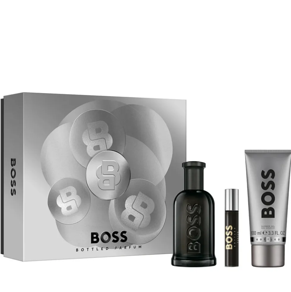 Boss Boss Bottled zestaw perfumy spray 100ml + perfumy spray 10ml + żel pod prysznic 100ml