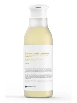 Botanicapharma Sage & Thyme Shampoo szampon przeciwłupieżowy do włosów ze skłonnością do przetłuszczania się Szałwia i Tymianek 250ml