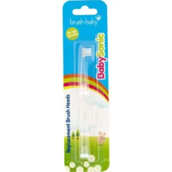Brush-Baby BabySonic końcówki do szczoteczki sonicznej 0-18m 2szt.