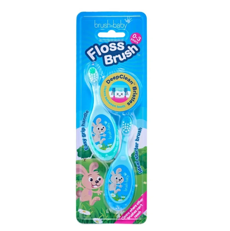 Brush-Baby FlossBrush szczoteczka do zębów dla dzieci 0-3 lat 2szt