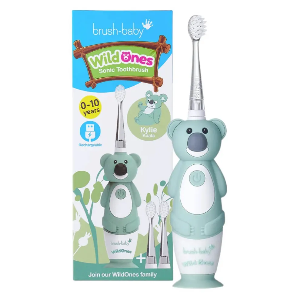 Brush-Baby WildOnes szczoteczka soniczna dla dzieci 0-10l Kylie Koala