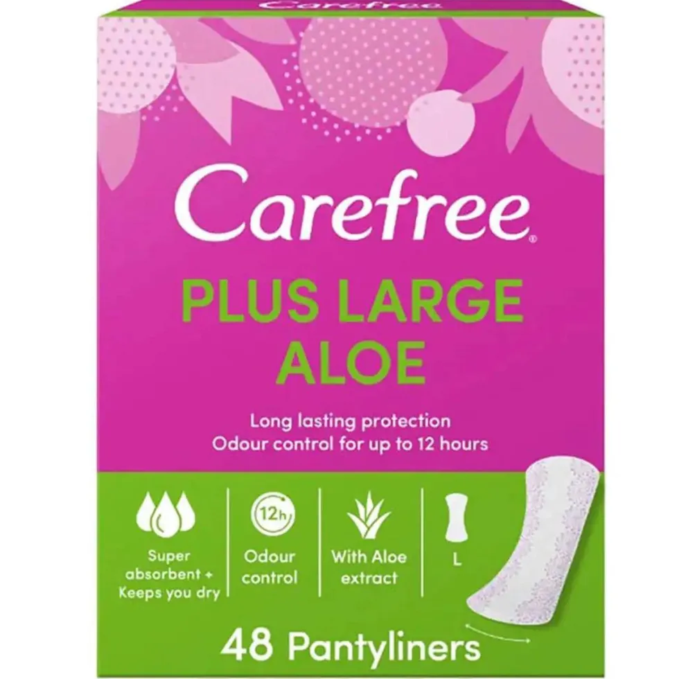Carefree Plus Large wkładki higieniczne Aloe Vera Scent 48szt.